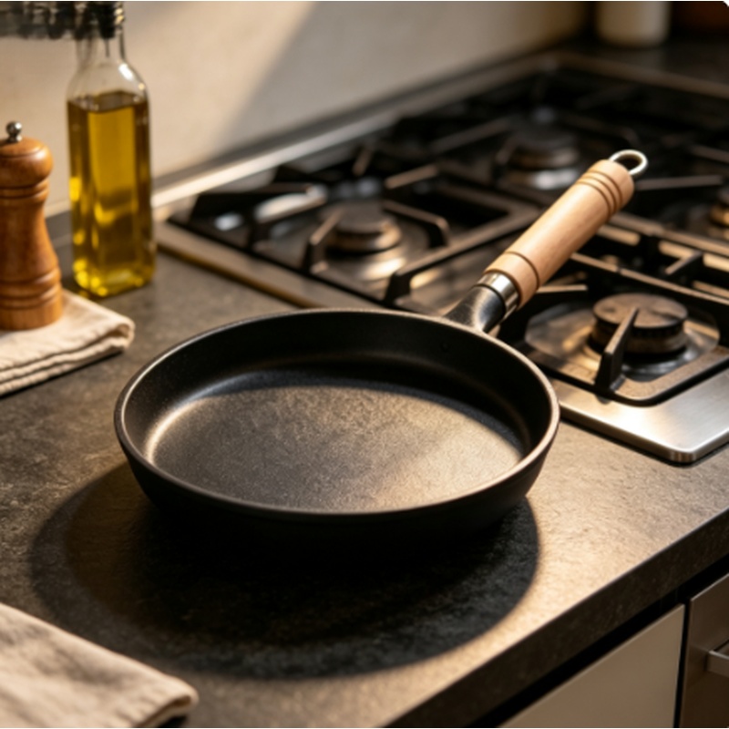 Cast Iron Tetsubin - 26cm 무코팅 주철 프라이팬 논스틱 크레페