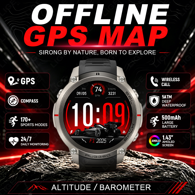 Japanese Active Lifestyle - 2026 신형 GPS 오프라인 지도 스포츠
