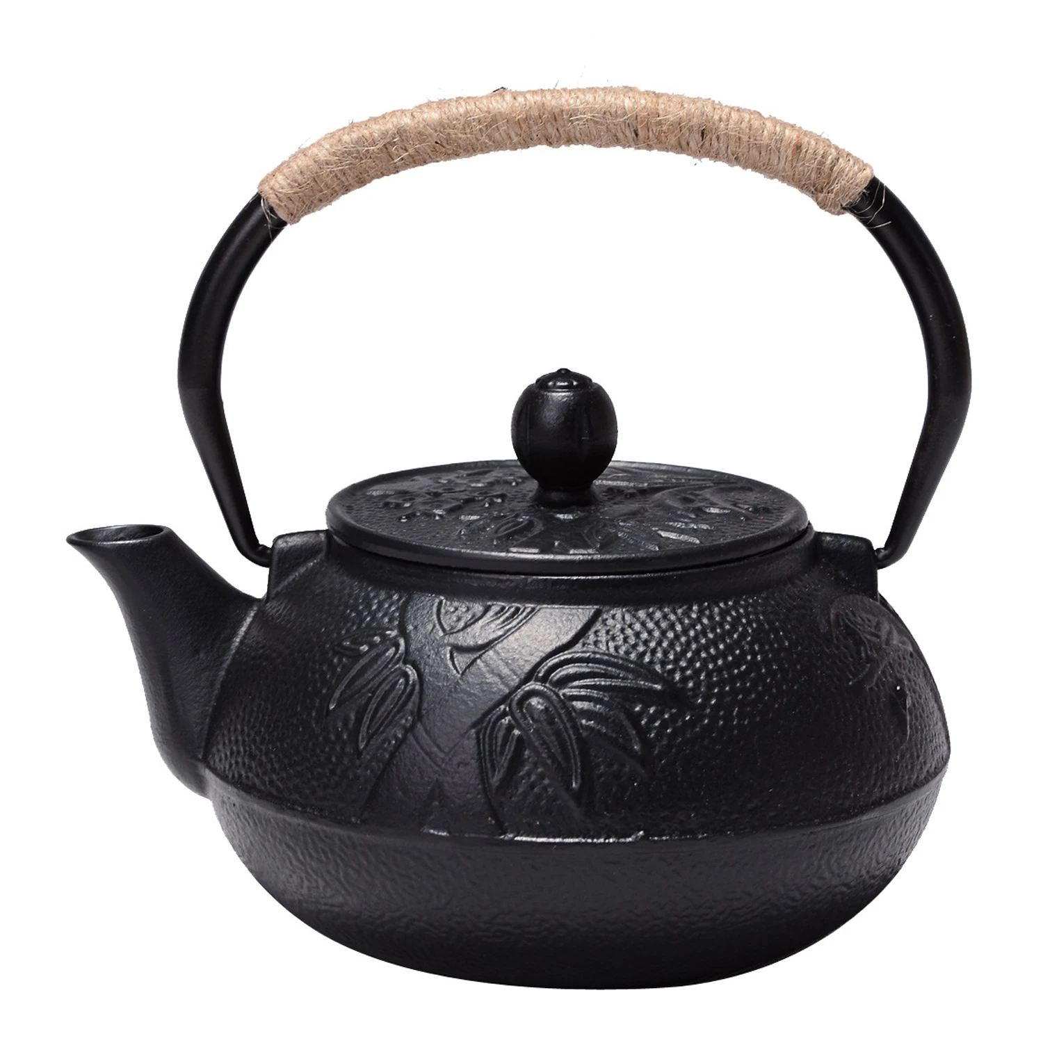Cast Iron Tetsubin - 일본산 주철 티포트 스테인리스 스틸 네트