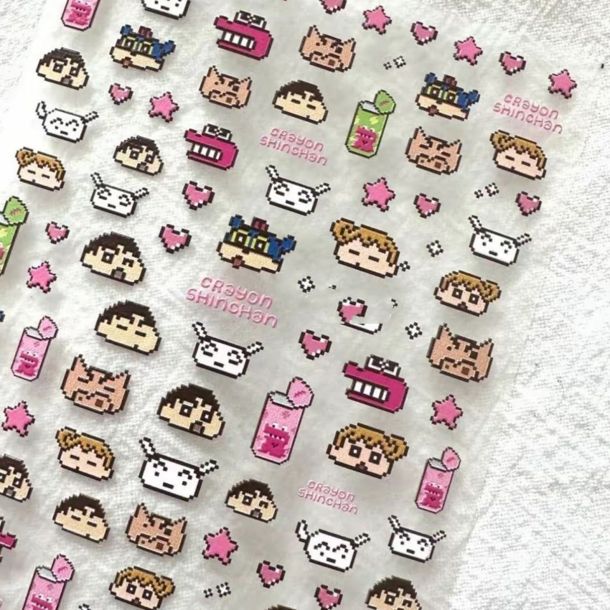 Japanese Lifestyle Goods - 크레용신짱 릴리프 3D 네일 스티커 -