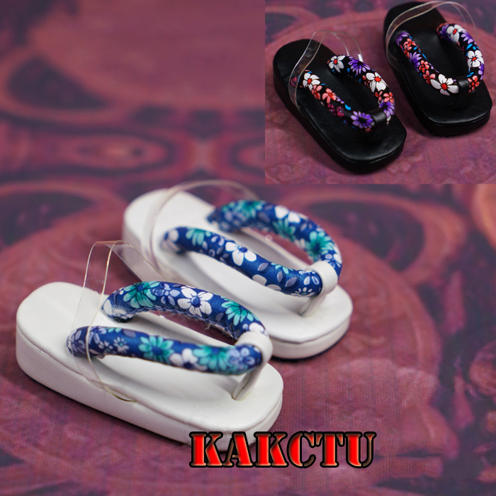 Japanese Lifestyle Shoes - 1/4 일본 기모노 나막신 샌들 신발,