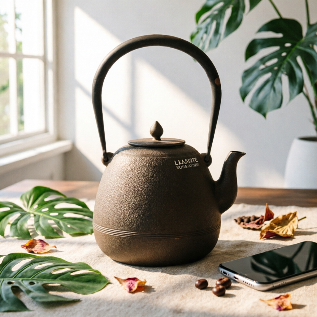 Cast Iron Tetsubin - 무코팅 주철 주전자, 테츠빈, 식품 등급