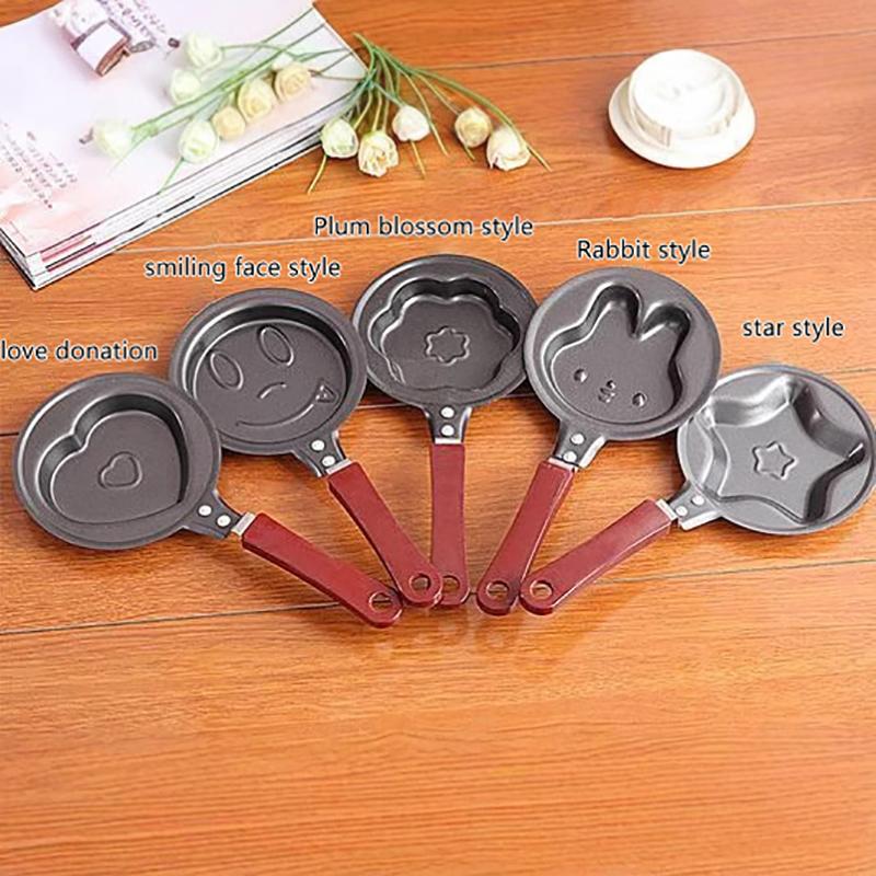 Cast Iron Tetsubin - 미니 계란 프라이팬 주방용품 아침식사용 러브