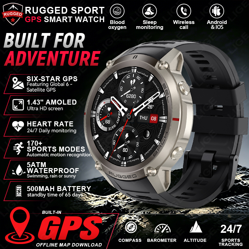 Japanese Active Lifestyle - 2026 신형 GPS 오프라인 지도 스포츠