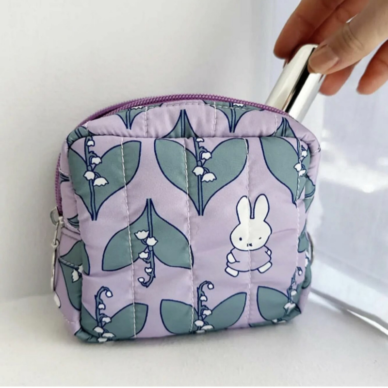 카와이 미피 메이크업 가방 일본식 꽃 토끼 만화 프린트 - Japanese Lifestyle Goods 리뷰 및 가격