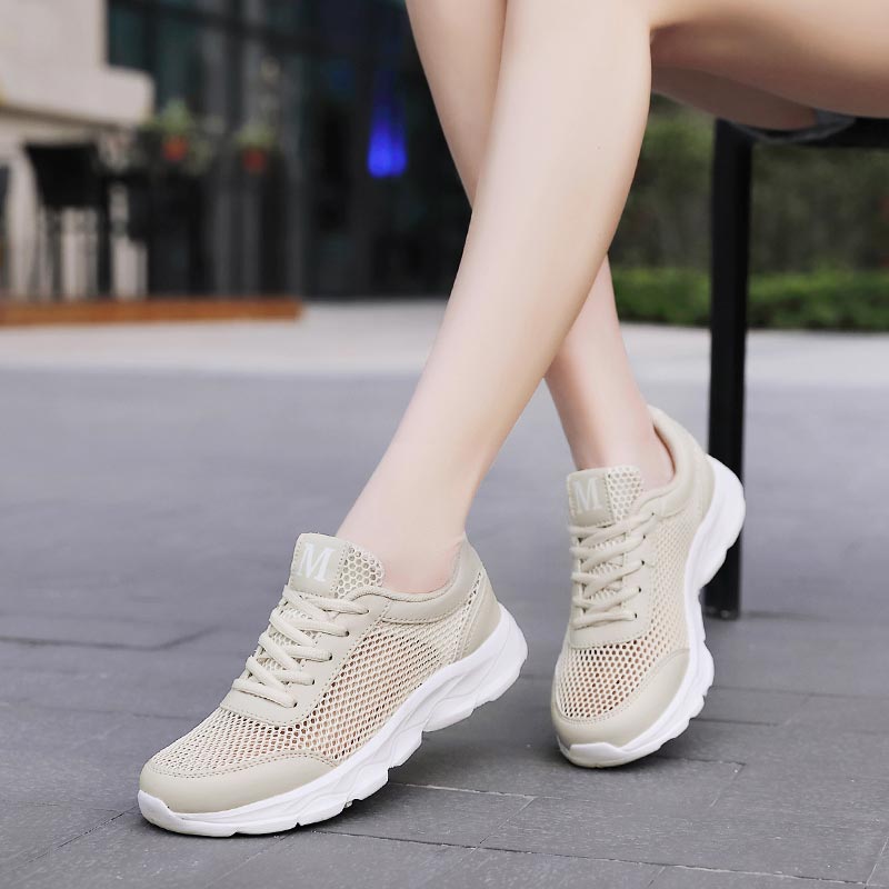 새로운 여름 통기성 운동화 여성 메쉬 여성 스포츠 신발 - Japanese Lifestyle Shoes 리뷰 및 가격