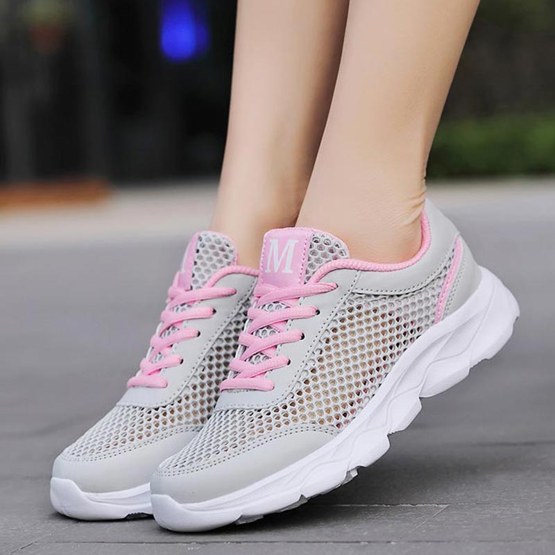 새로운 여름 통기성 운동화 여성 메쉬 여성 스포츠 신발 - Japanese Lifestyle Shoes 리뷰 및 가격