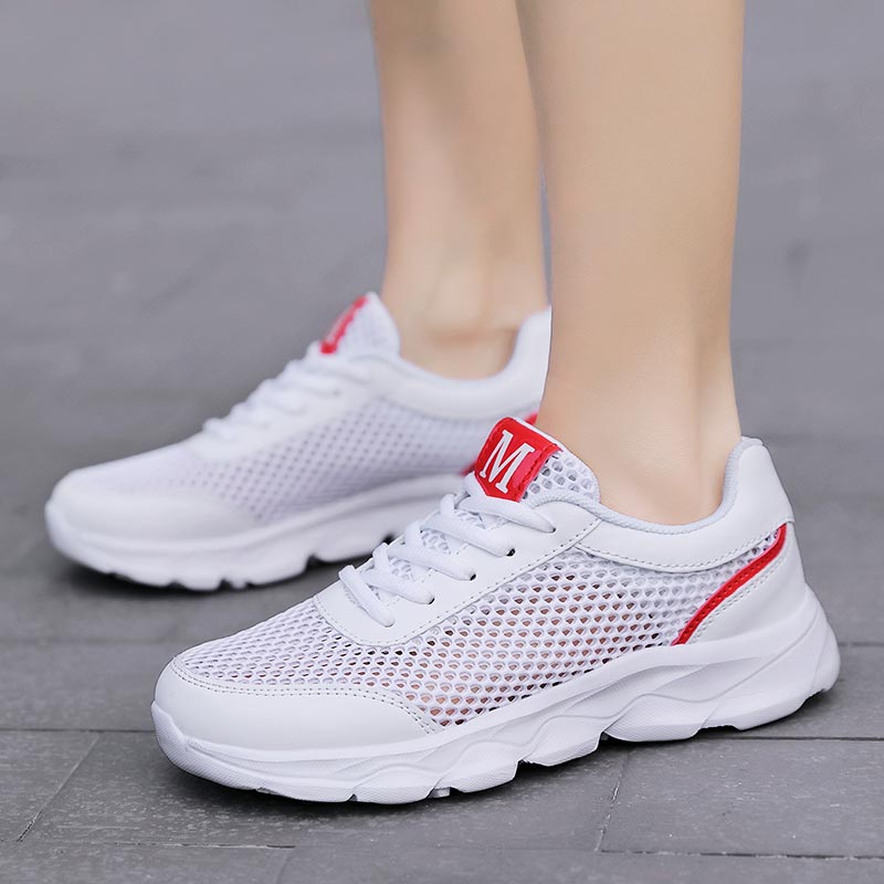 새로운 여름 통기성 운동화 여성 메쉬 여성 스포츠 신발 - Japanese Lifestyle Shoes 리뷰 및 가격