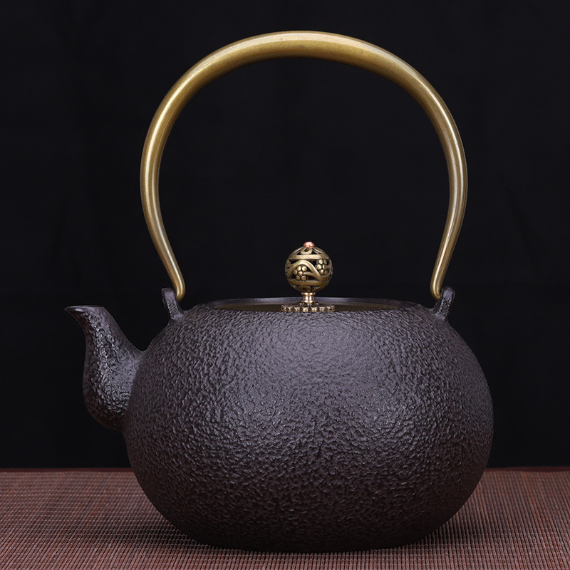 1.4 일본 차 주전자 절묘한 매화와 대나무 페인트 시 - Cast Iron Tetsubin 리뷰 및 가격