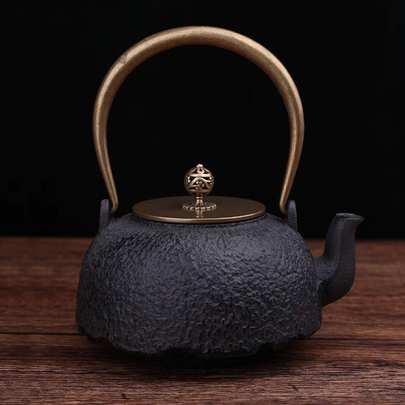 1.4 일본 차 주전자 절묘한 매화와 대나무 페인트 시 - Cast Iron Tetsubin 리뷰 및 가격