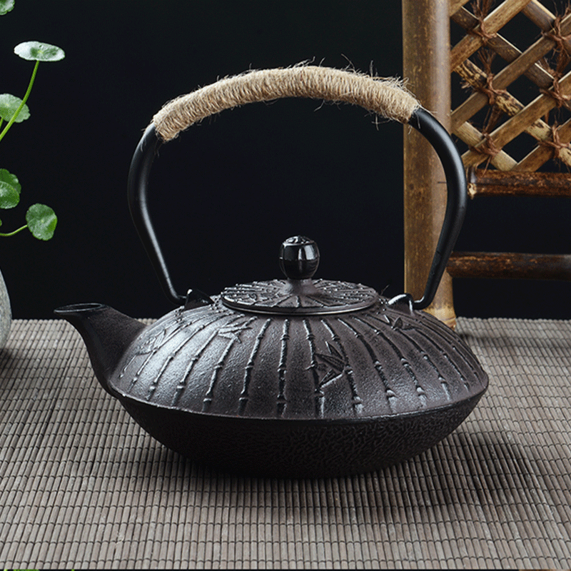 레트로 900ml 주철 티포트 일본식 테츠빈 주전자 블 - Cast Iron Tetsubin 리뷰 및 가격