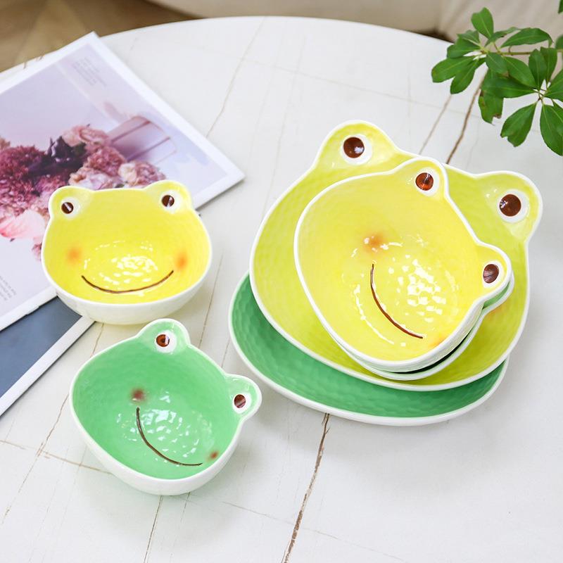 일본 어린이 만화 세라믹 그릇과 접시 세트 손잡이가있는 - Japanese Lifestyle Goods 리뷰 및 가격