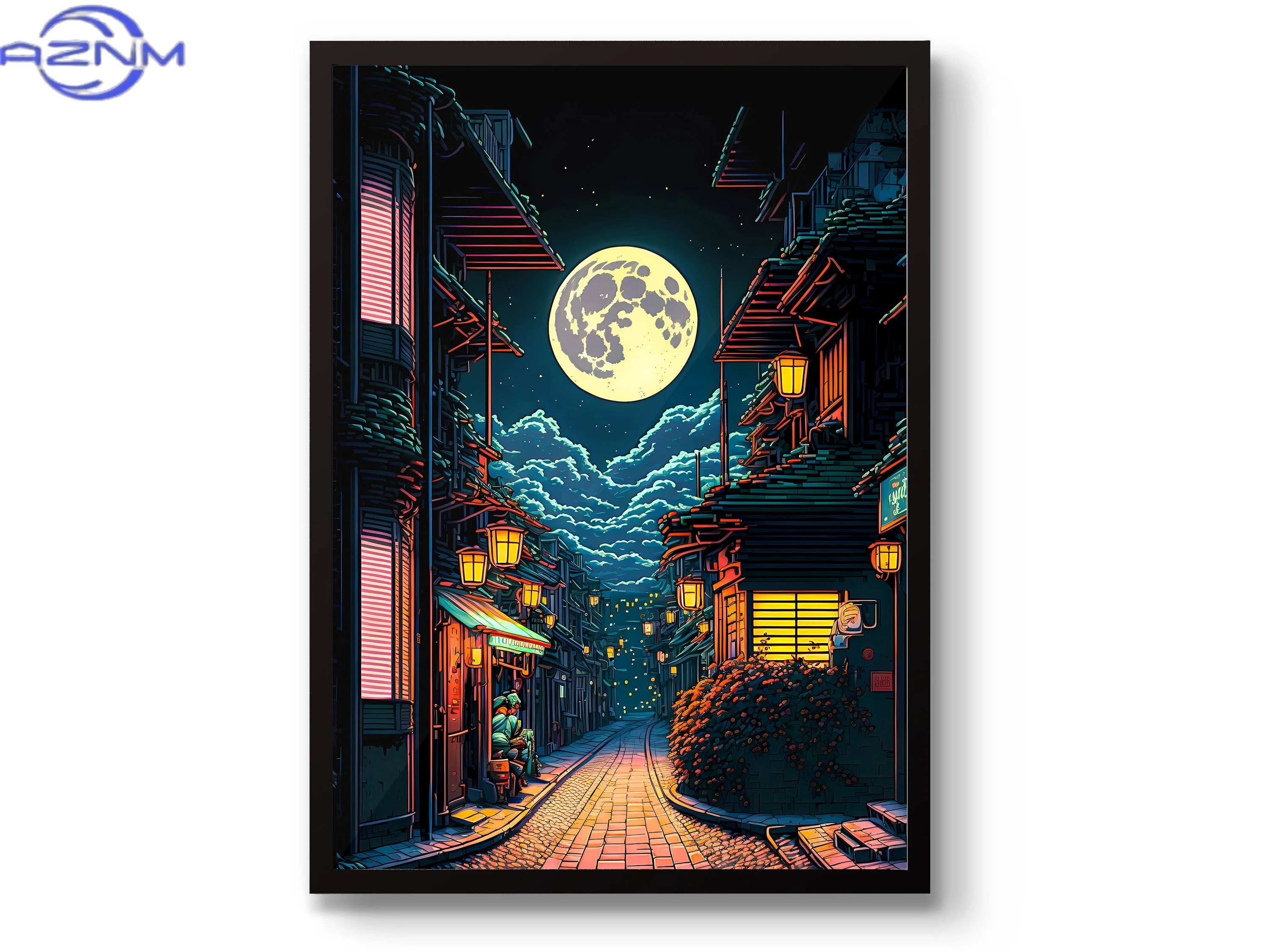 AZNM 일본 도쿄 찻집 만화 캔버스 인쇄 애니메이션  - Japanese Lifestyle Anime 리뷰 및 가격