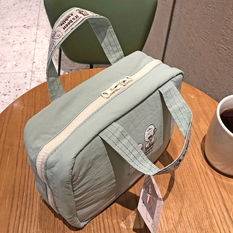 스누피 교수형 세면도구 가방 대용량 방수 휴대용 여행용 - Japanese Lifestyle Goods 리뷰 및 가격