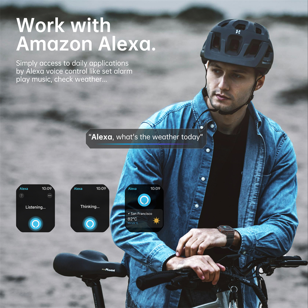 새로운 스마트 시계 내장 GPS Alexa 블루투스 통 - Japanese Active Lifestyle 리뷰 및 가격
